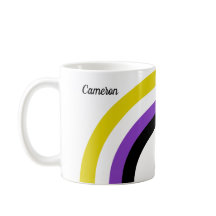 Monograma Não Binário de Sinalizador de Orgulho Nã