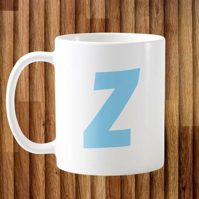 Caneca De Café Monograma Personalizado (Criador carregado)