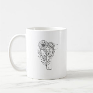 Caneca De Café Monograma T Café Inicial