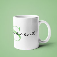 Monograma Verde _estar presente_ Design 11oz