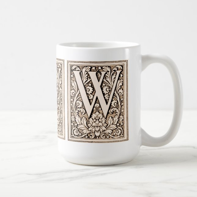 Caneca De Café Monograma 'W' - Mug (Direita)