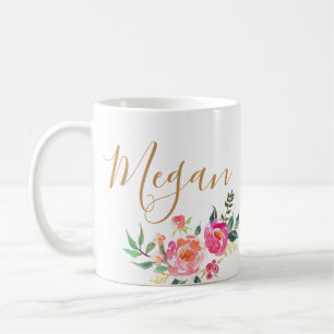 Caneca De Café monogrammed conhecido personalizado demasiado