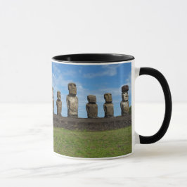 Caneca de café Monogrammed de Rapa Nui
