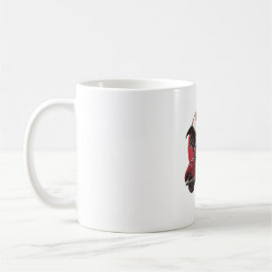 Caneca De Café Mononlit Vampire Ride