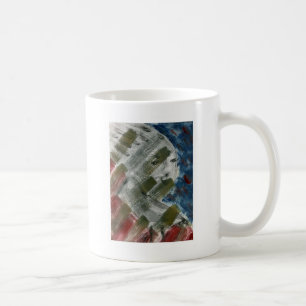 Caneca De Café Monoprint Woman and Crow (Raven)