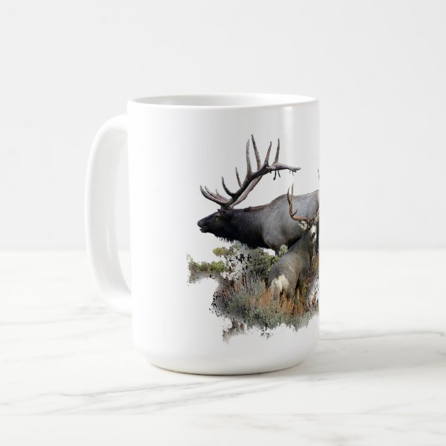 Caneca De Café Monster bull trophy buck (Frente Esquerda)