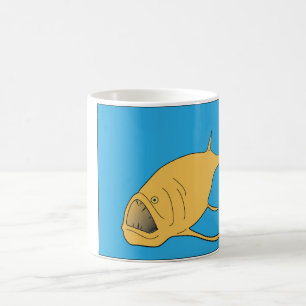 Caneca De Café Monster Fish Coffee Mug