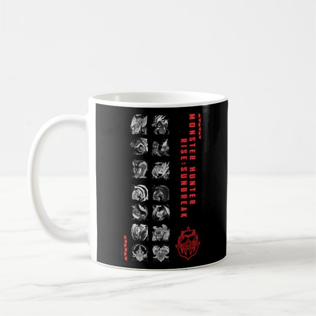 Caneca De Café Monster Hunter Riseï Oficaz de jogos solares (Esquerda)