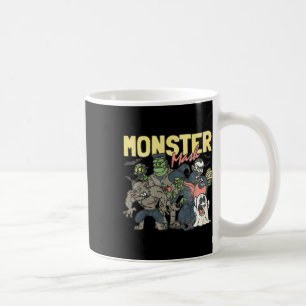 Caneca De Café Monster Mash Happy Halloween Spooky Season Trick O
