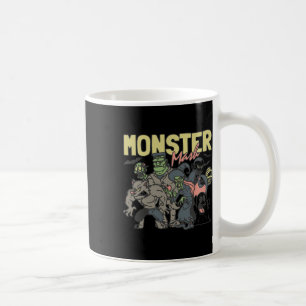 Caneca De Café Monster Mash Vintage Ghost Halloween