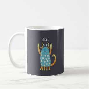 Caneca De Café Monster Nigel Custom Name Coffee Mug