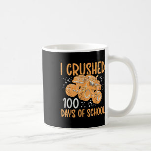 Caneca De Café Monster Truck 100 Dias Escola 100 Meninos do 100º