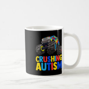 Caneca De Café Monster Truck Esmagando Autismo Autismo