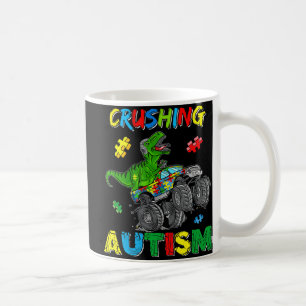 Caneca De Café Monster Truck Esmagando Autismo Autismo Sensibiliz