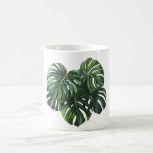 Caneca De Café Monstera Foliage Mug