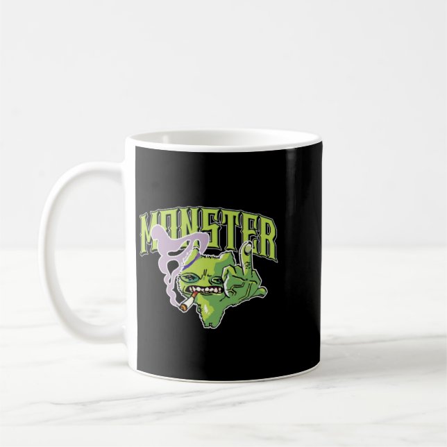 Caneca De Café Monstro (Esquerda)