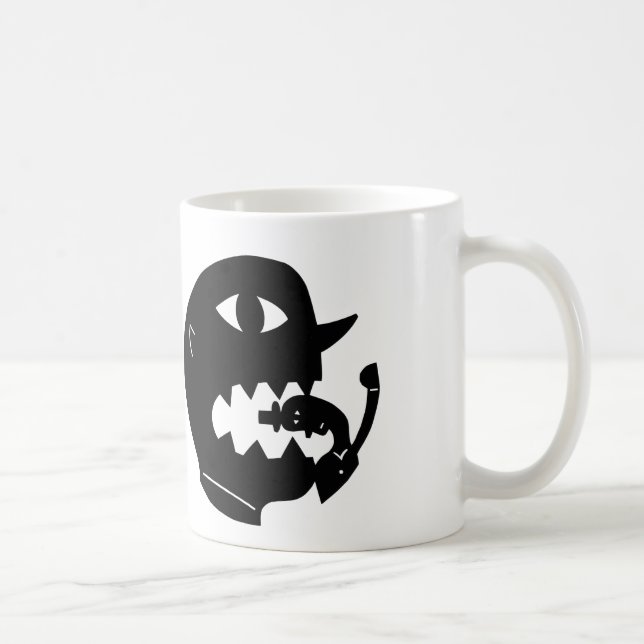 Caneca De Café Monstro (Direita)