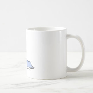 Caneca De Café monstro azul lento do bobo