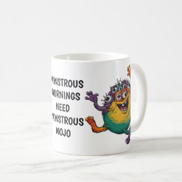 Caneca De Café Monstro dançante