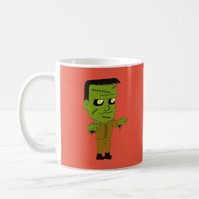 Caneca De Café monstro de chibi (Esquerda)
