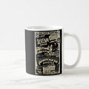 Caneca De Café Monstro de Filme de Terror Múmia Drácula Lobisomem