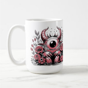 Caneca De Café Monstro de Flor primavera