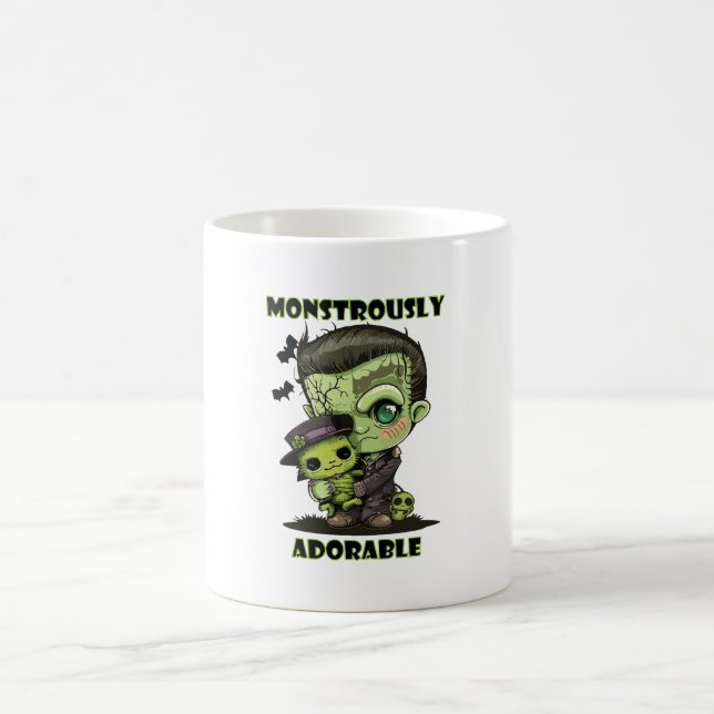 Caneca De Café Monstro de Frankenstein Fofo com pelúcia (Centro)