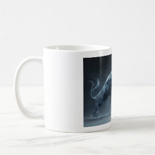 Caneca De Café monstro de pantera fantasia