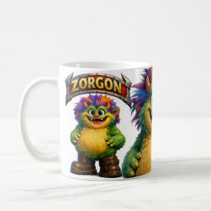 Caneca De Café Monstro Engraçado Zorgon