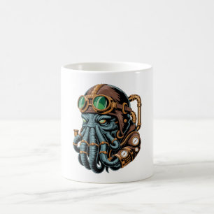 Caneca De Café monstro steampunk Cthulhu