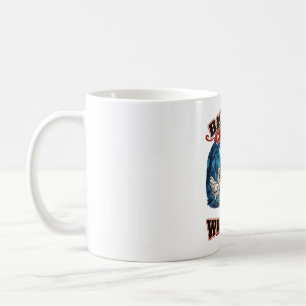 Caneca De Café Monstro Yorkie & Galinhas Múmias Halloween