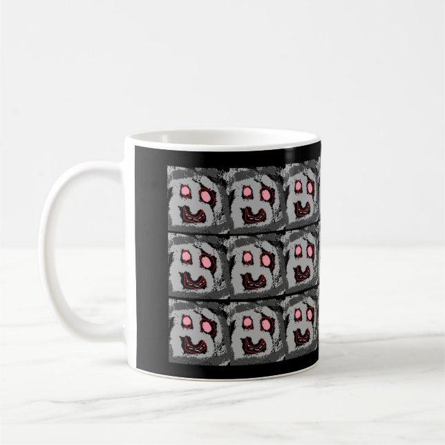 Caneca De Café Monstro Zangado (Esquerda)