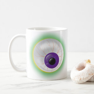 Caneca De Café Monstro Zombie Eyeball Halloween