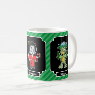 Caneca De Café Monstros Japoneses: Hitotsume-kozo, Jorogumo, Kapp