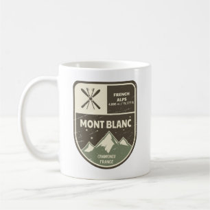 Caneca De Café Mont Blanc French Alps Chamonix França