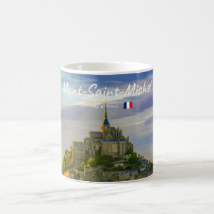 Caneca De Café Mont-Saint-Michel, França - Abadia Medieval