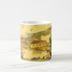 Caneca De Café Mont Sainte Victoire por Paul Cezanne, Arte Vintag