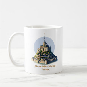 Caneca De Café Mont Santo-Michel Normandy França
