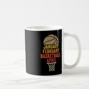 Caneca De Café Montagem Retroativa de abril de fevereiro de Basqu