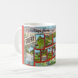 Caneca De Café Montagens do Enfumaçado do Excelente Vintage