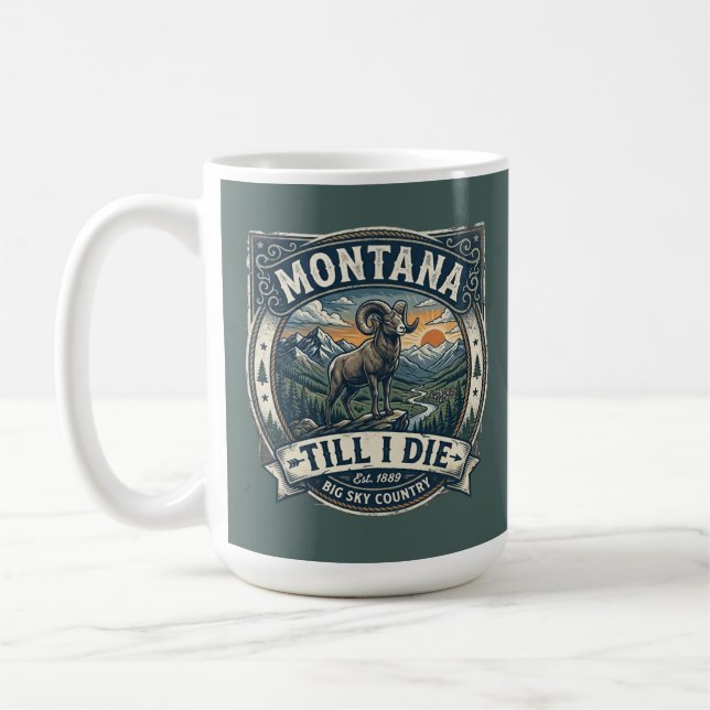 Caneca De Café “Montana Até Morrer” (Esquerda)