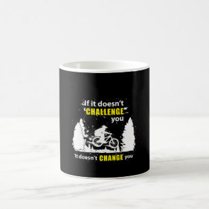 Caneca De Café Montanha - Bike Bike MTB Bicicleta ciclando Ideia