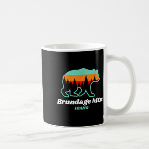 Caneca De Café montanha brundage idaho esqui snowboard urso