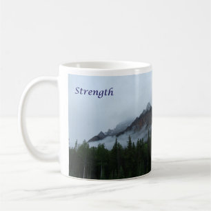 Caneca De Café Montanha da nuvem - força