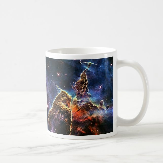 Caneca De Café Montanha Mística no Espaço NASA (Direita)