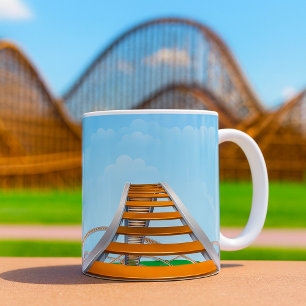 Caneca De Café Montanha-russa