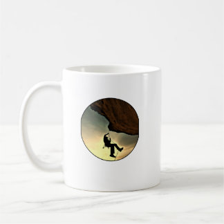 Caneca De Café Montanha subindo ao pôr do sol