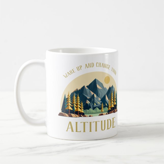 Caneca De Café Montanha Sunrise Hiker (Esquerda)