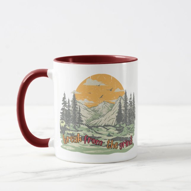 Caneca de Café Montanhas (Esquerda)