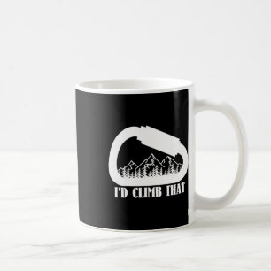 Caneca De Café Montanhas Carabiner que eu escalaria Montanha de E